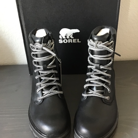 SOREL Lennox Lace-Up Boots, size 9.5 - Picture 10 of 13